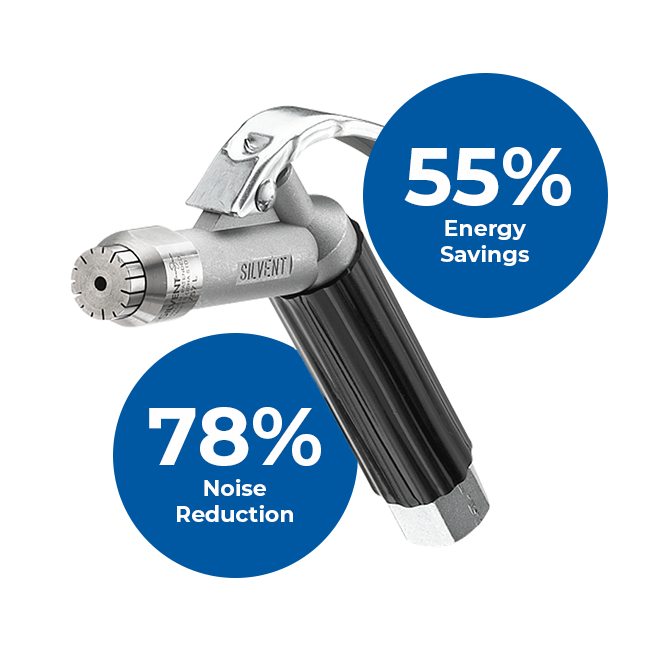 Avoid compressed air injuries and downtime, all while saving energy